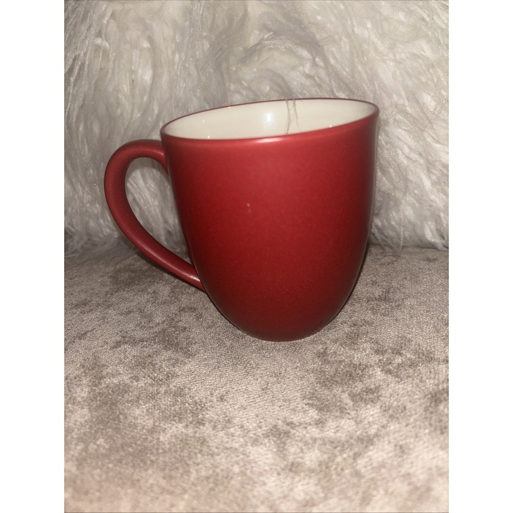 NORITAKE Colorwave Raspberry Red Mug*Coffee Tea*Stoneware*Contemporary - Picture 2 of 5